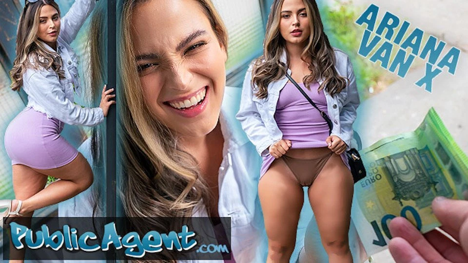 Public Agent – Hot Latina with thighs and a big ass to die for squats on a thick cock outside before taking a hot load