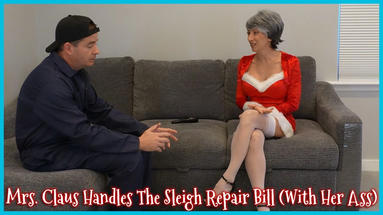 Mrs. Claus Handles Sleigh Repair Bill With Her Ass – FUCKTACULAR E63