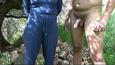 American Cuckold Wife Has Outdoor Anal Sex In Public Park