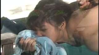 Asian MIKF in Pigtails Mika Tand Pusy Pouned Outdoors